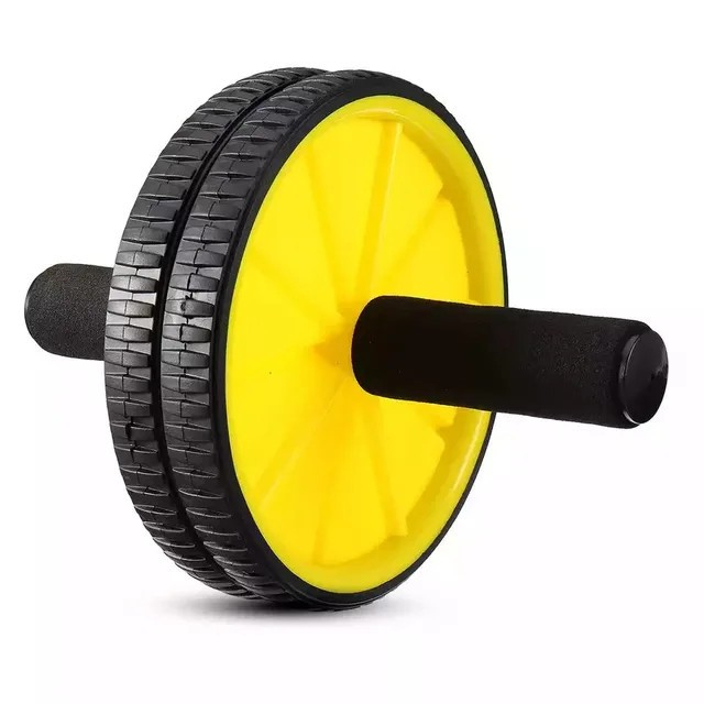 RODA-Wheel Roller Roda Alat Bantu Gym ABS Perut Lengan Free Matras