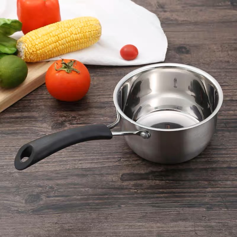 [GROSIR] PANCI SUSU MI MIE REBUS STAINLESS STEEL MILK POT BESI 16CM 16 CM MULTIFUNGSI SERBAGUNA