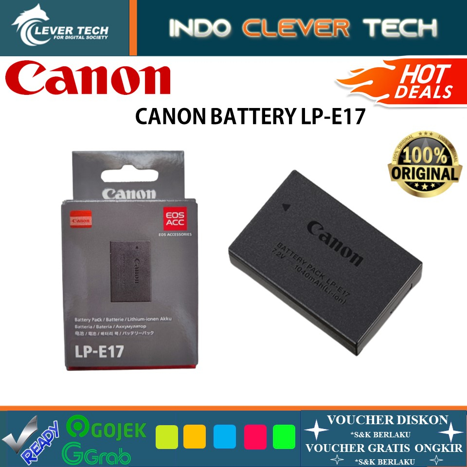 Canon Battery LP-E17 / Batere EOS M3 / Batere EOS M5 / Batere 750D - Original