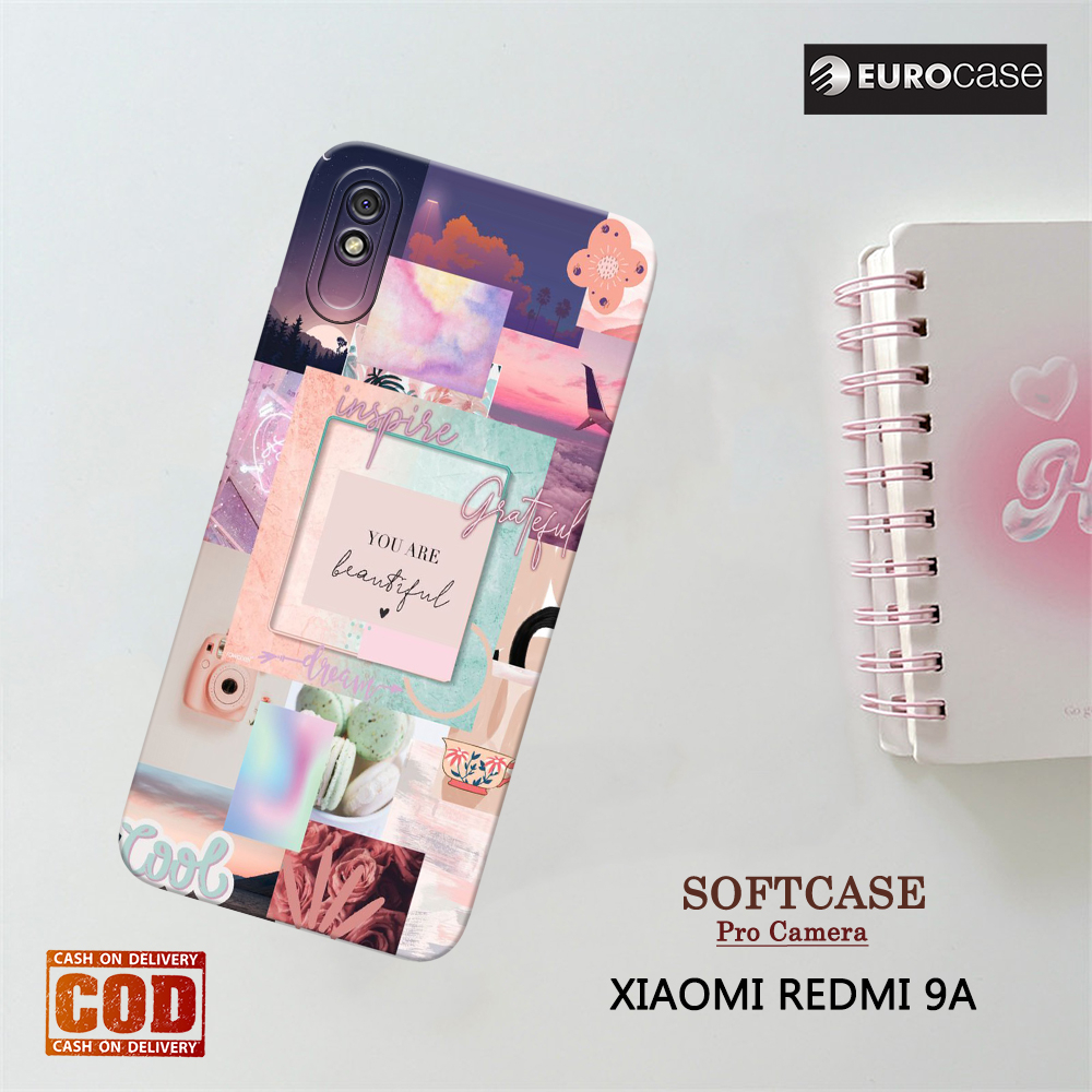 Casing Hp Xiaomi Redmi 9A - Fashion Case Aesthetic - Soft Case Hp Xiaomi Redmi 9A Terbaru - Kesing H
