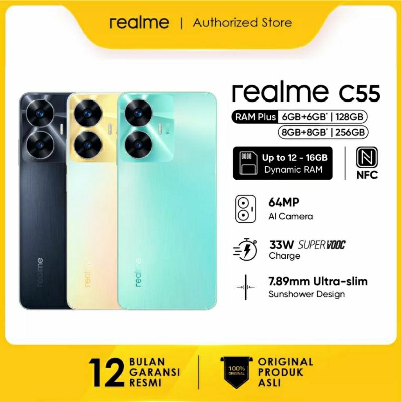 Realme C55 6+128 GB / 8+256 GB