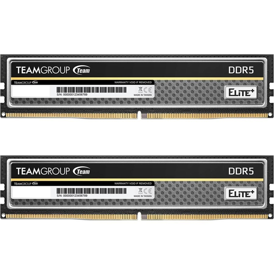 Team Elite Plus 16GB (2x8GB) DDR5 5200 (PC5-41600) Desktop Memory