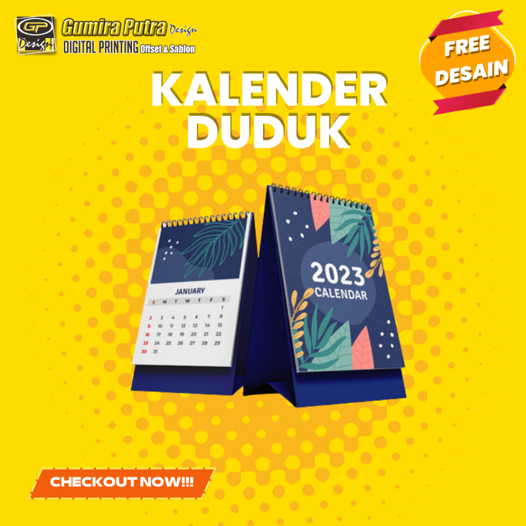 

Kalender Duduk Custom