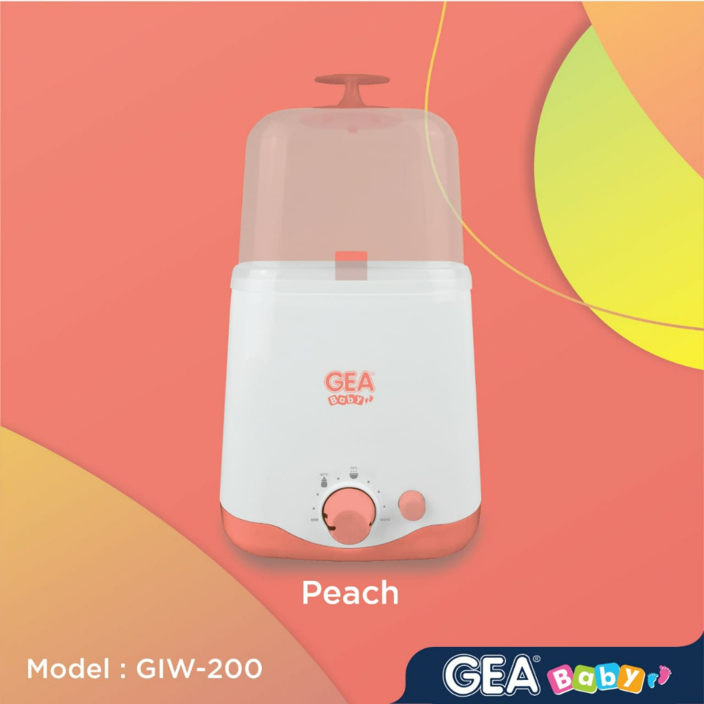 GEA Baby Instant Bottle Warmer &amp; Sterilizer GIW-200 / penghangat botol susu / pemanas susu / pemanas makanan / sterilisasi uap