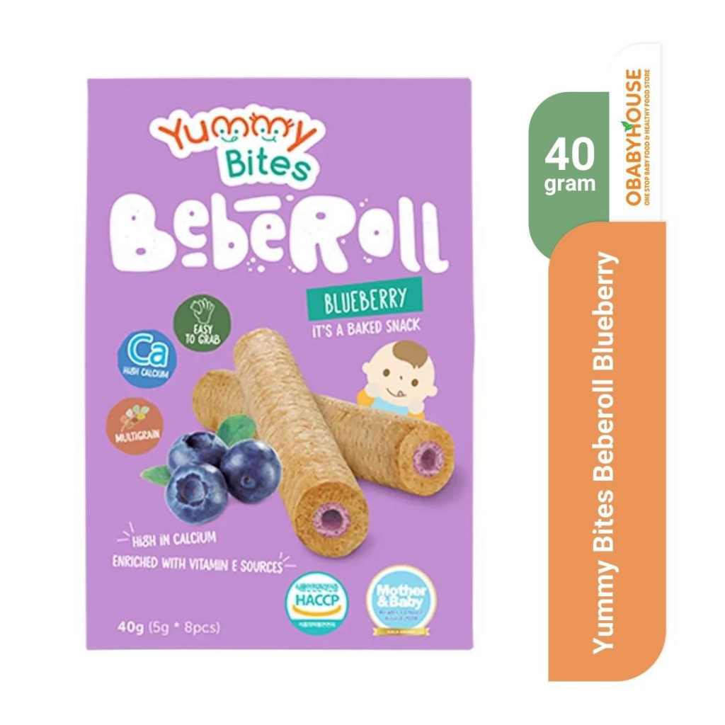 Yummy Bites Beberoll Blueberry 40 gr