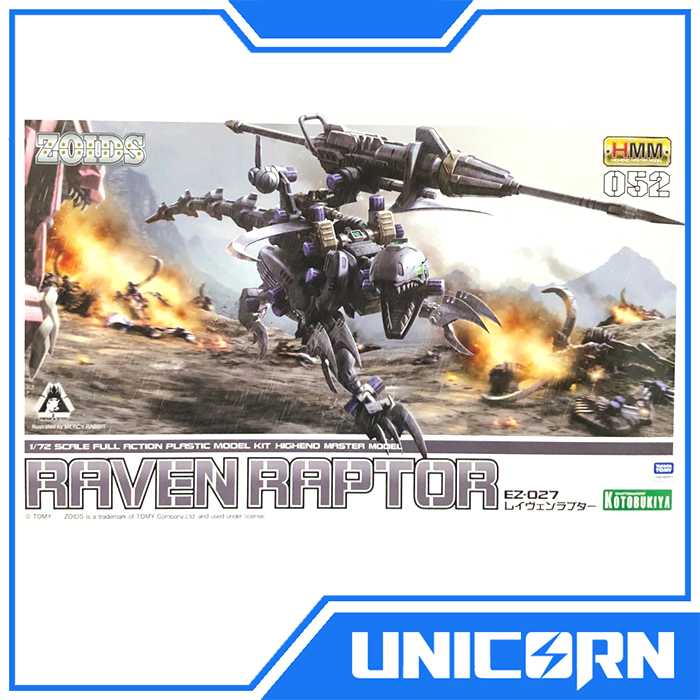 ZOIDS EZ-027 RAVEN RAPTOR 1/72 HMM KOTOBUKIYA ORIGINAL ZOID