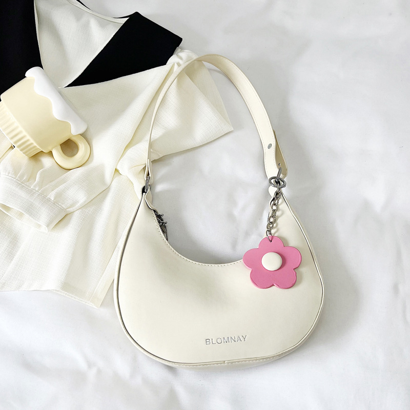 CHERYL Shoulder bag Tas Bahu Wanita Fashion Kondangan Armpit Dumpling Bag Solid Color Simple Style Chikoisme