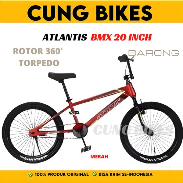 SEPEDA BMX ATLANTIS Cyclon - Barong 20 INCH torpedo