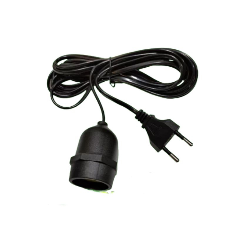 Fitting Lampu Gantung Outdoor + Kabel 5 Meter / Kabel Fitting Lampu Cafe Gantung E27 5 Meter 1 Fitti