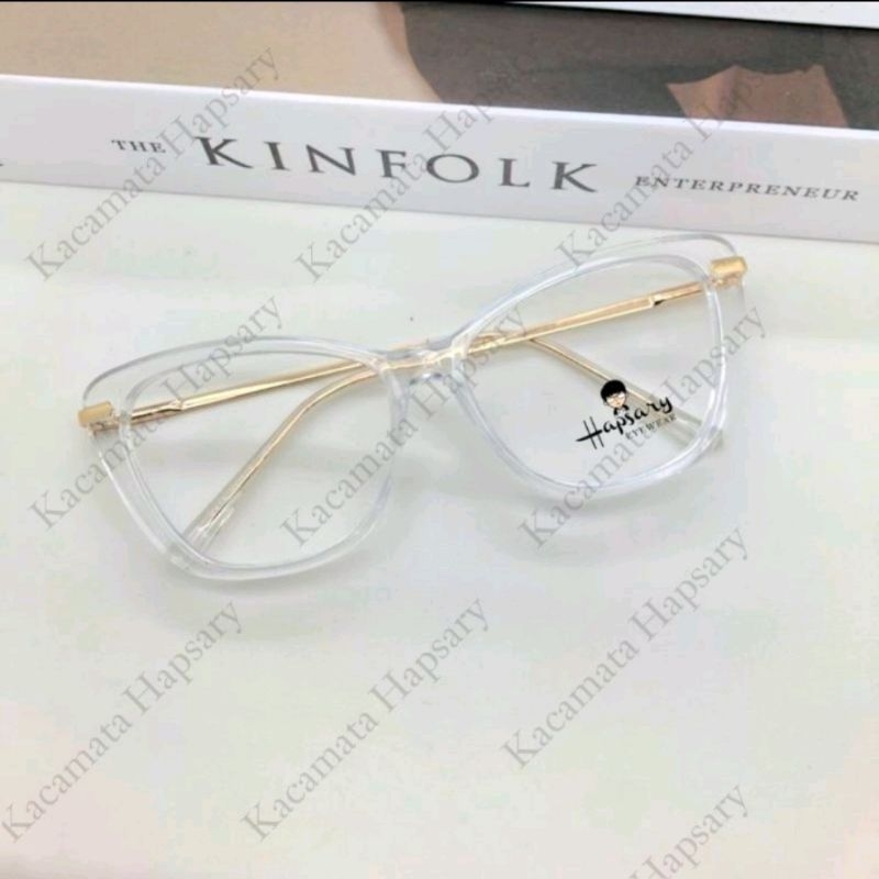 kacamata wanita cat Eye minus dan normal frame 9012