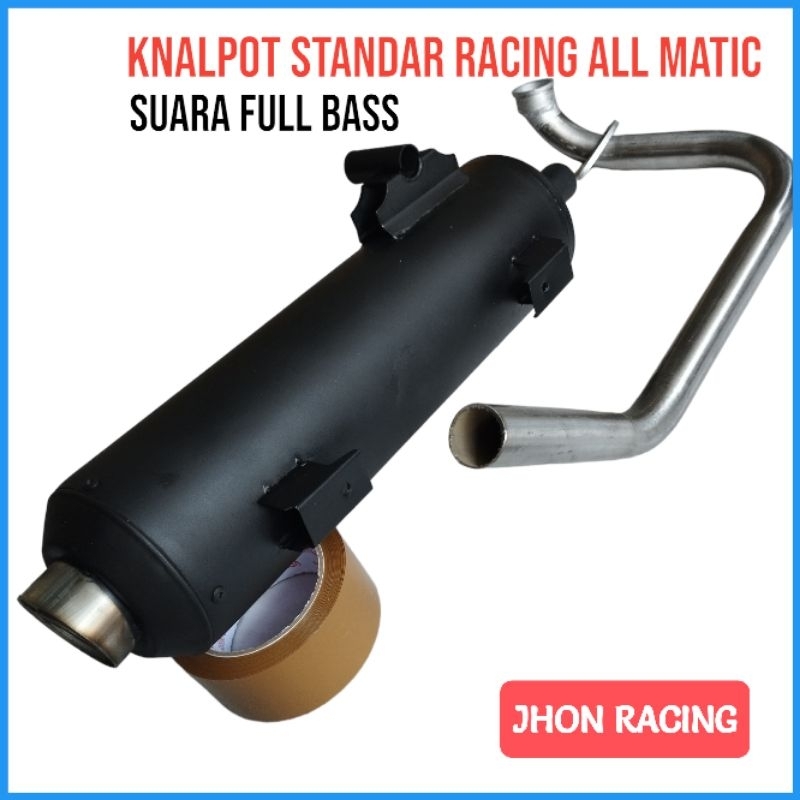 Knalpot standar racing Copy CMS suara bas adem vario beat mio