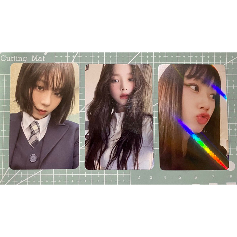 Karina photocard aespa my world album intro ver winter pc giselle withmuu ningning official