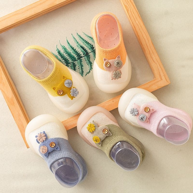 Sepatu Kaos kaki prewalker skidder bayi belajar berjalan first shoes baby