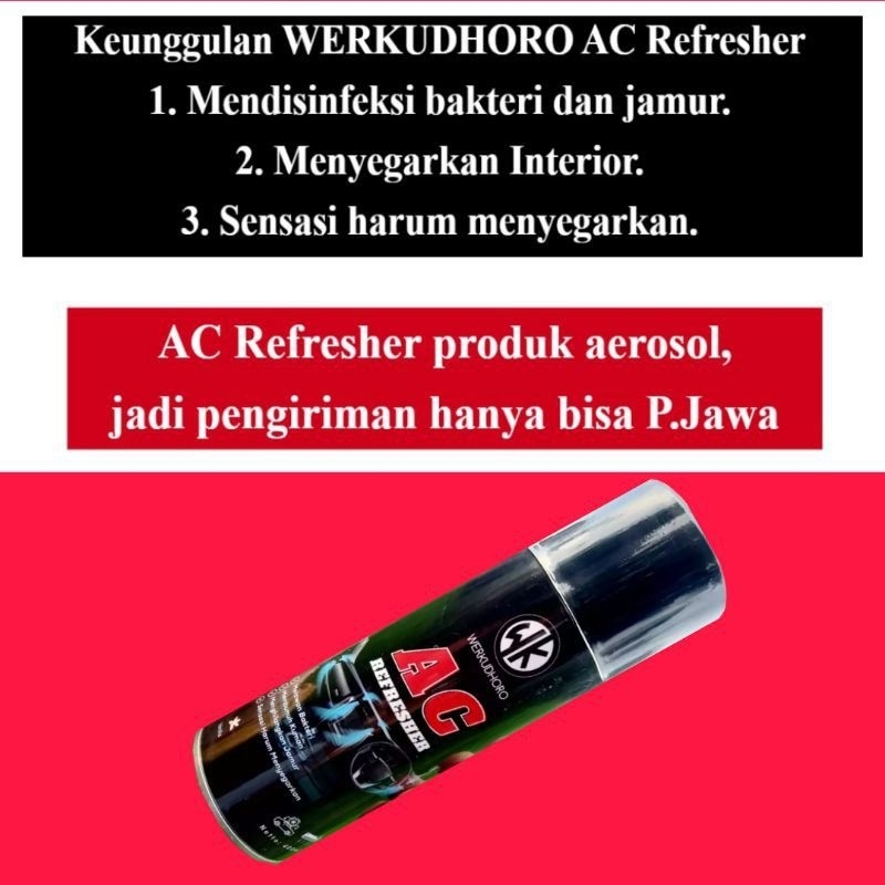 AC Refresher Mobil WK / pembersih AC/Evaporator/penyegar udara / Pengharum AC