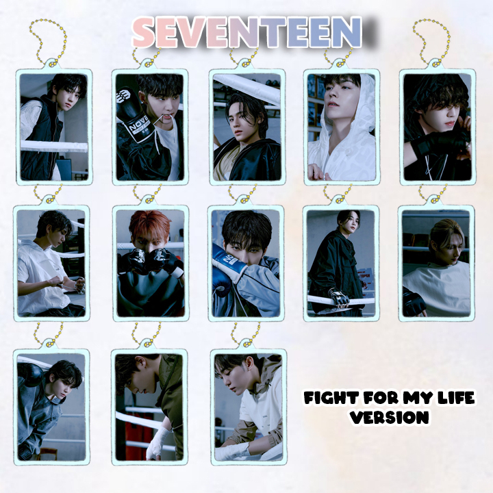 Seventeen FML Acrylic Clear Keychain Gantungan Kunci Akrilik