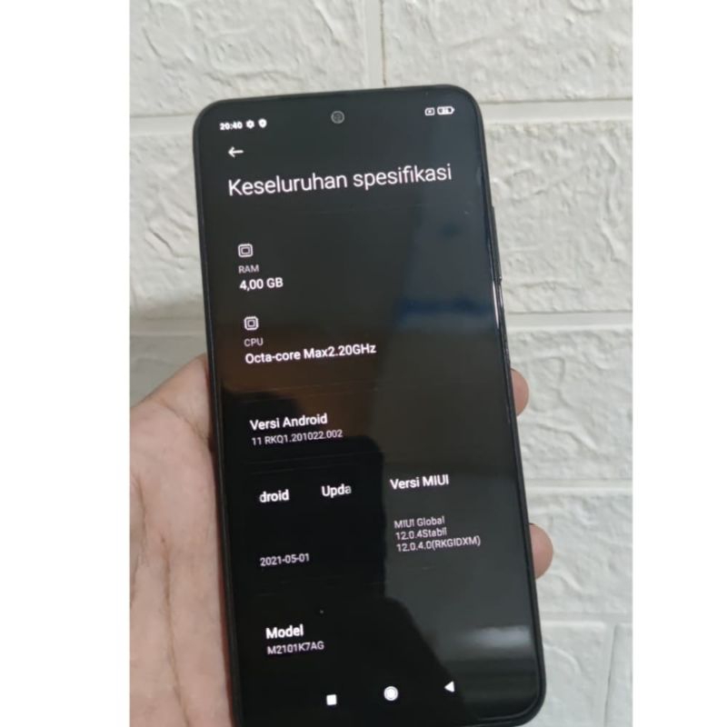 FLASH SALE XIAOMI REDMI NOTE 10 | RAM 4/64GB | SEKEN MULUS LIKE NEW