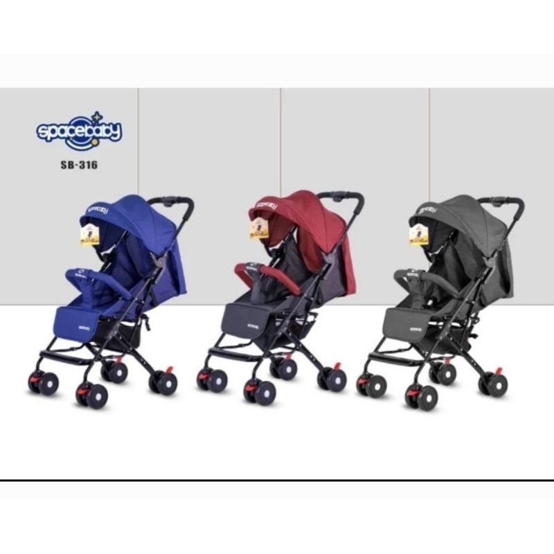 Baby Stroller Spacebaby 316 Kereta Bayi Dorong / Stroller Bayi