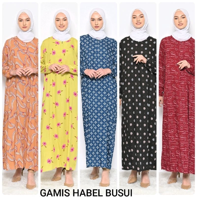 GAMIS RAYON HABEL BUSUI SLETING WUDHU FRIENDLY