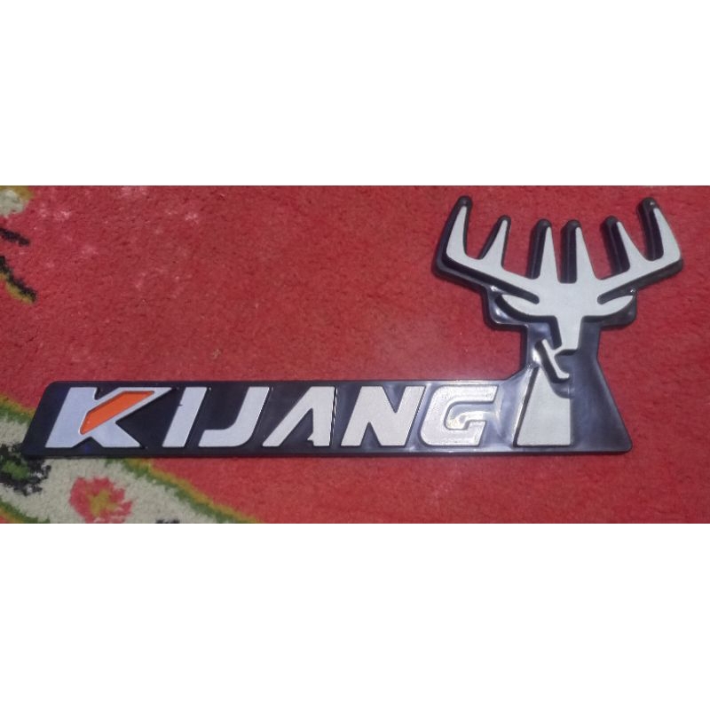 Emblem logo Kepala Kijang & Kijang Super Grand Extra 1.5 & 1.8 bagian belakang