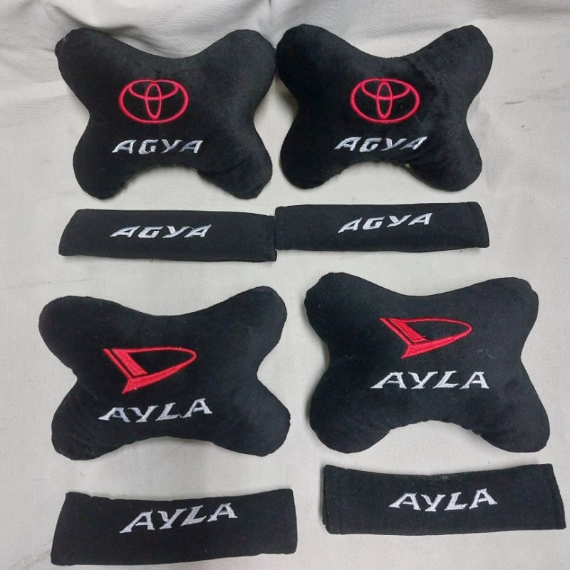 Bantal leher mobil 2in1 Avanza, xenia