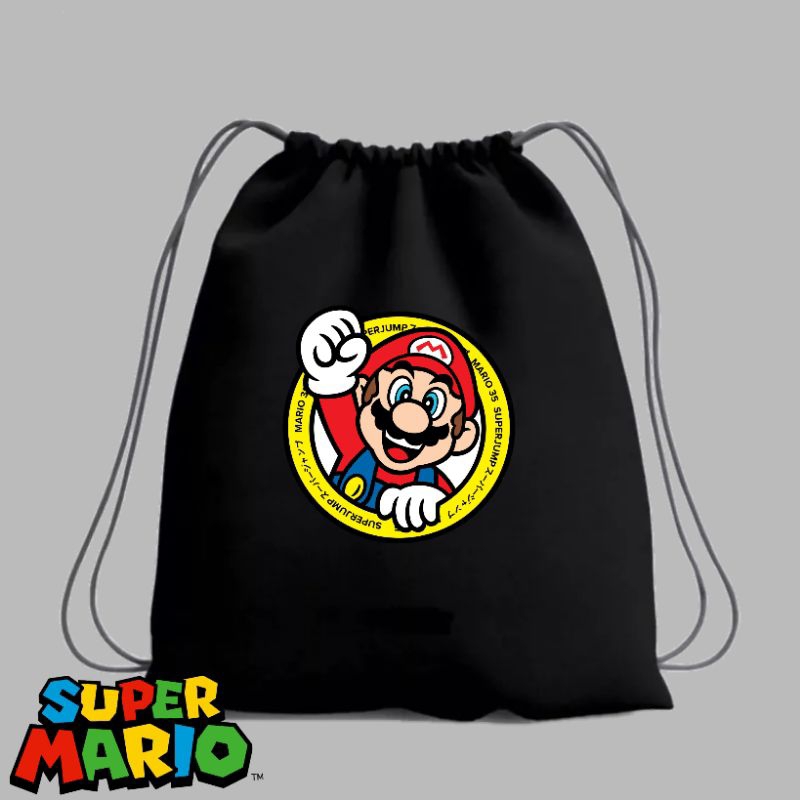 TAS SERUT GENDONG SUPER MARIO /TAS SERUT PRIA /TAS SERUT MURAH