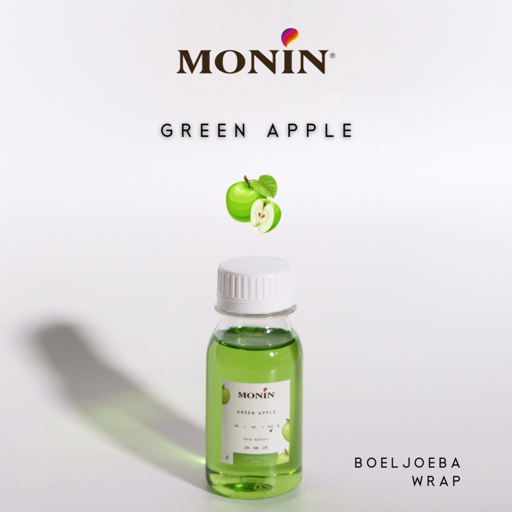 Monin Green Apple Syrup Repack [30, 50, 100] g