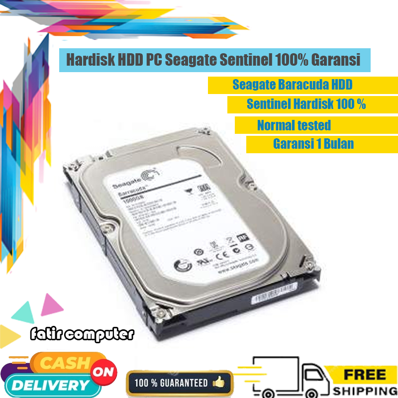 Hardisk HDD External PC Komputer CCTV 80GB/160GB/250GB/320GB/500GB/1TB Sentinel 100% Garansi