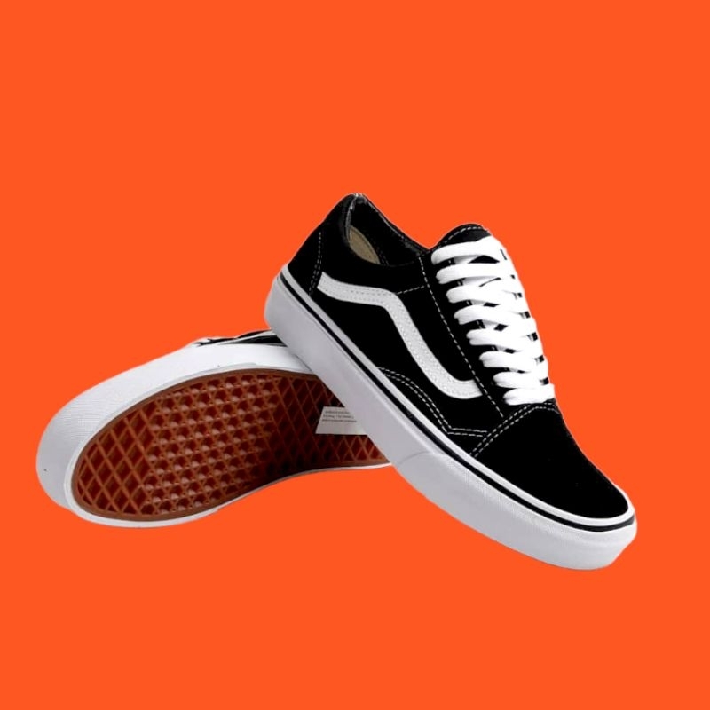 [BISA COD] VANS OLDSKOOL CLASSIC BLACKWHITE PREMIUM