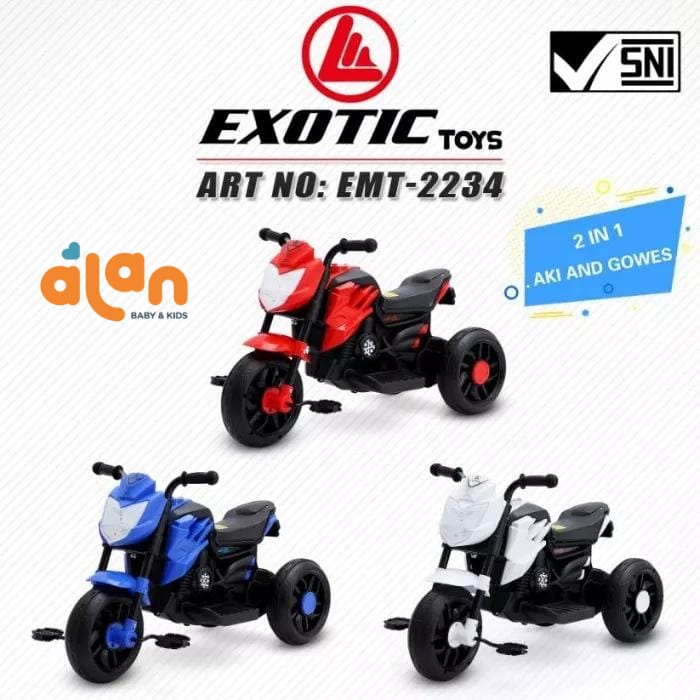 Exotic Motor Accu EMT2234 - Motor Aki Anak