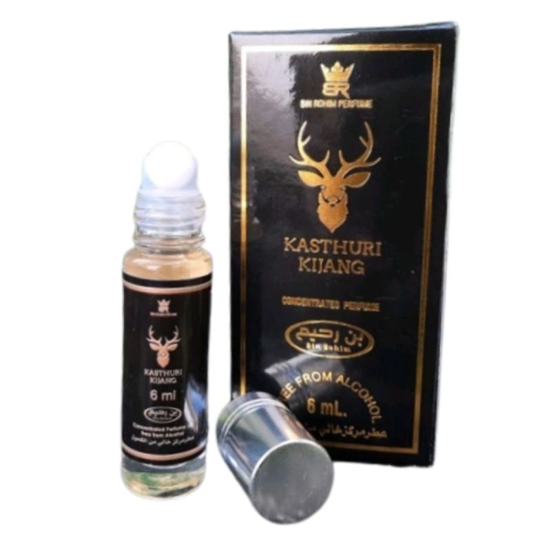 KASTHURI KIJANG Parfum 6ml Minyak Wangi Pria Roll On Non Alkohol