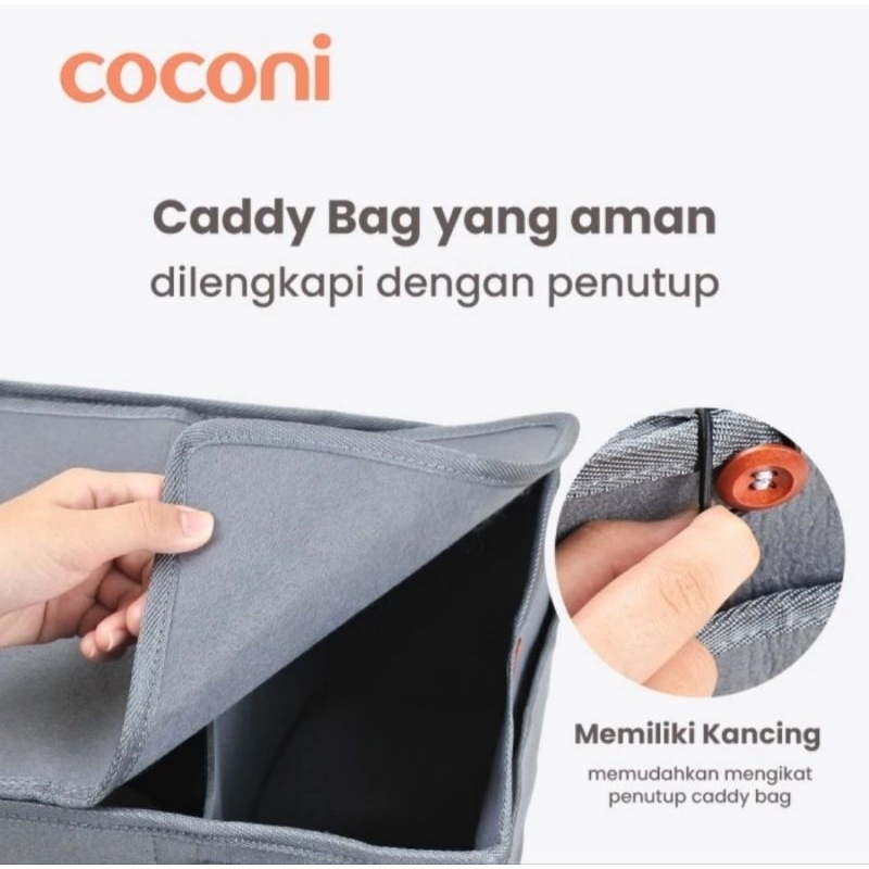 COCONI Multipurpose Caddy Bag / Diaper Onganizer Bag / Tas Organizer