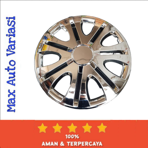 Wheel Dop Cover Chrome Dop Velg Ring 12,13,14,15 Inch LOWIN Universal