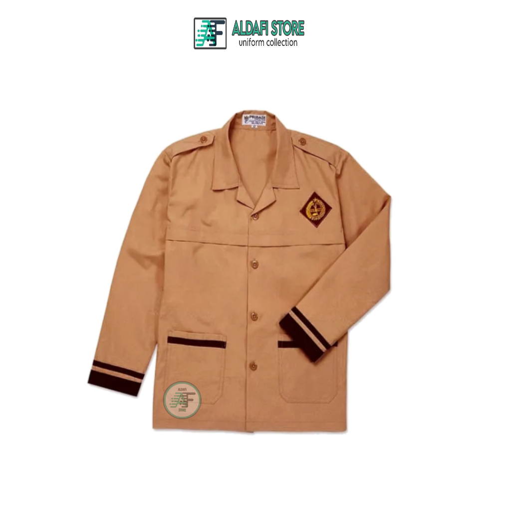 Baju Pramuka Siaga SD Lengan Panjang Baju Anak Laki Laki Kemeja Pramuka Anak Perempuan SD Panjang Ba