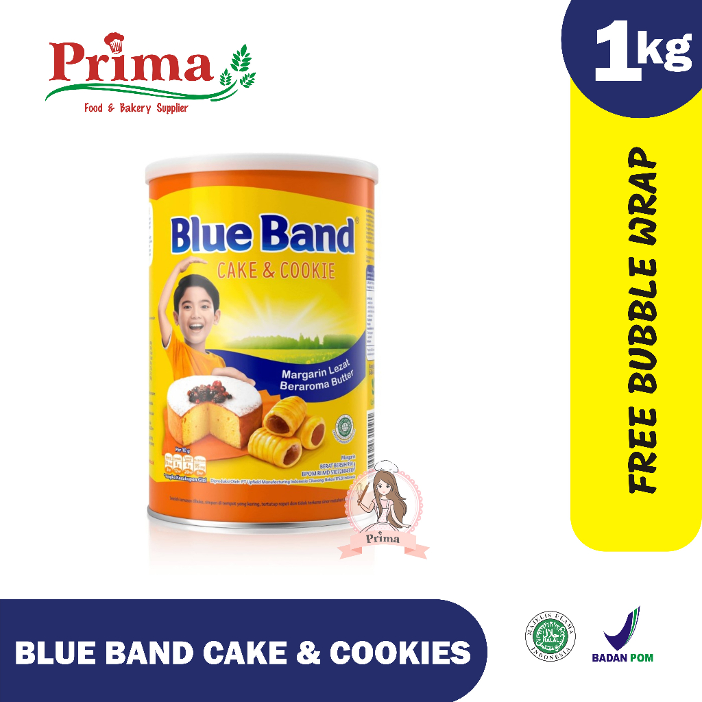 Blue Band Cake & Cookies Margarin Bahan Kue kaleng 1 kg