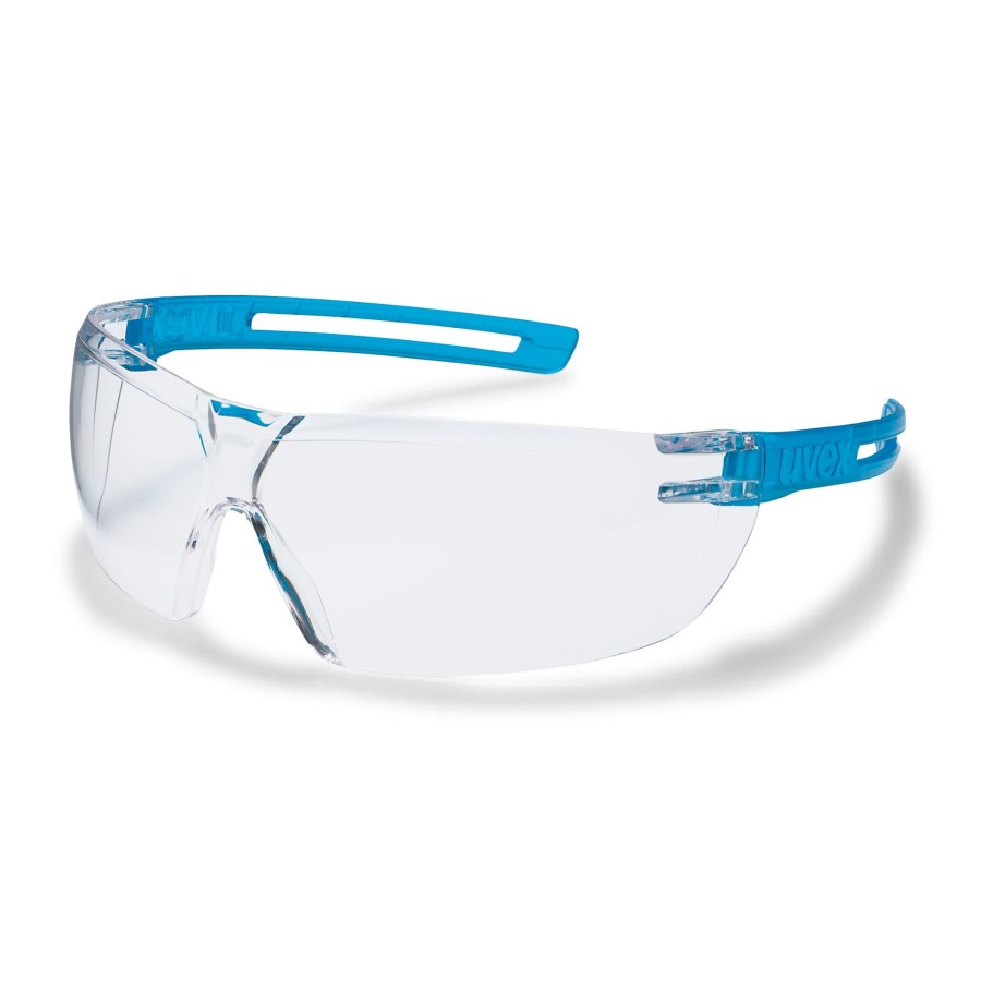 Safety Glasses Uvex Kacamata Uvex X-fit 9199265 Blue Clear Safety Glasses Uvex Kacamata Pelindung