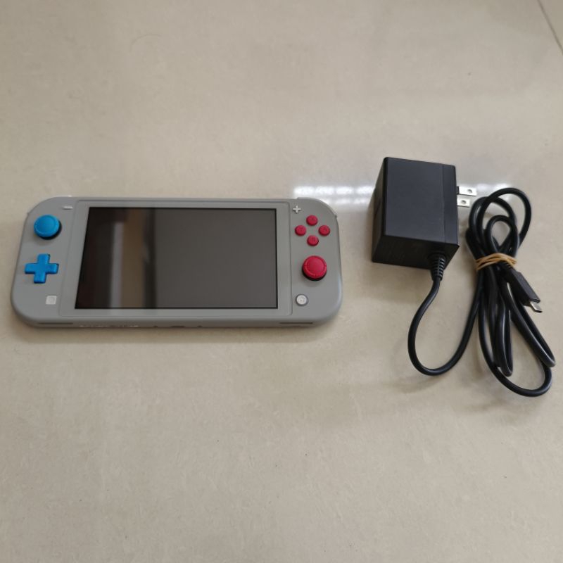 Nintendo Switch Lite Pokemon Zacian Zamazenta Konsol + Charger