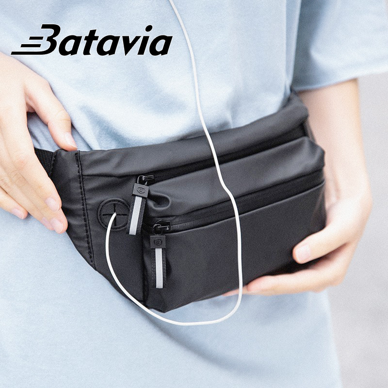 Batavia Tas Selempang Waterproof Tas Slempang Pria Wanita Waist Bag Crossbody Premium Outdoor BAG109