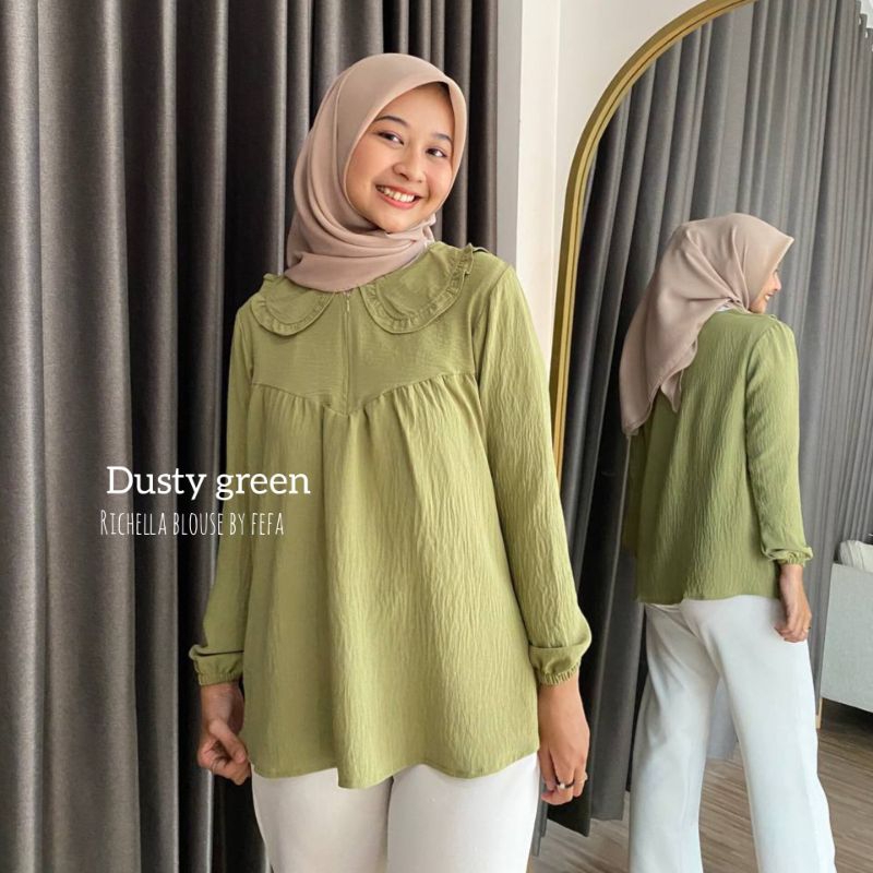 BLOUSE CRINCLE RICHELLA by fefastyle