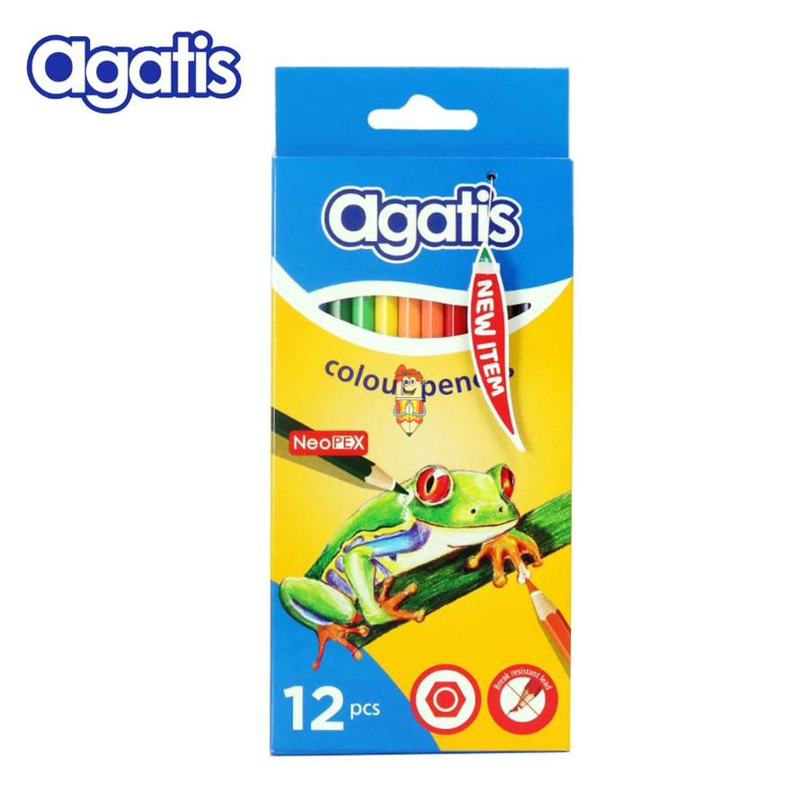 

Pensil warna / coloring pencil AGATIS NEOPEX 12 warna panjang