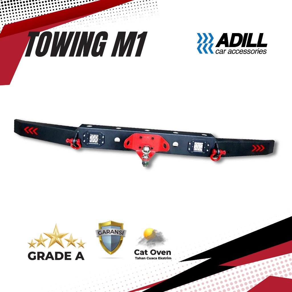 Towing Bar Belakang M1 Fortuner Pajero, Innova, Avanza, Xenia, Rush, Terios