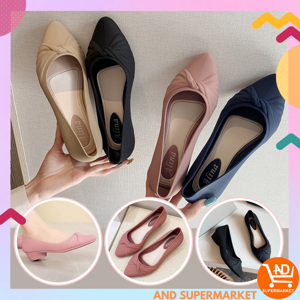 AND / COD / Flat Shoes Wanita Import Sepatu Perempuan Kerja Jalan Fashion Kasual Sepatu Flatshoes Cewek Cantik Murah SPT-62