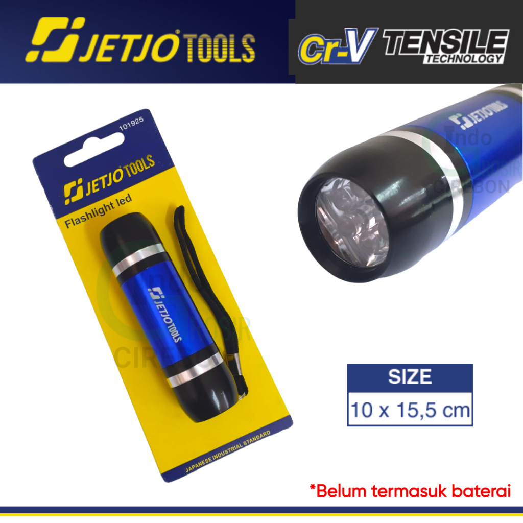 Senter lampu mini Flashlight LED Baterai JETJO TOOLS LAKONI PRO