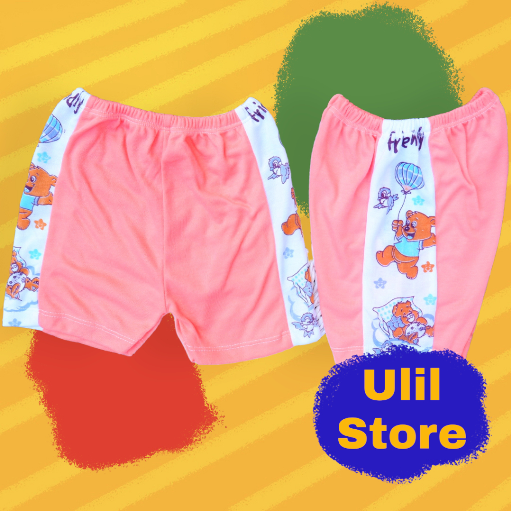 Isi 1 Lusin Celana Pendek Bayi Baru Lahir Baby Newborn