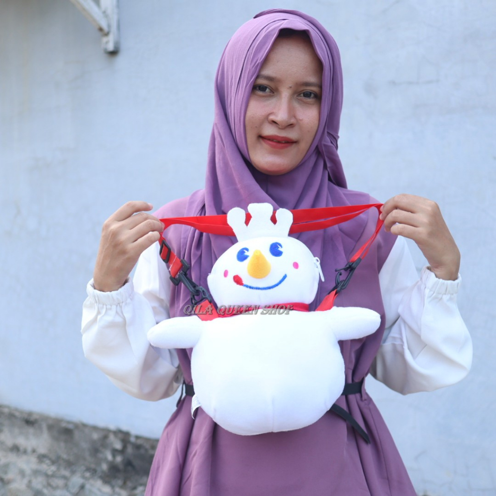 TAS SELEMPANG MIXUE KARAKTER BONEKA TERLARIS,  BISA COD