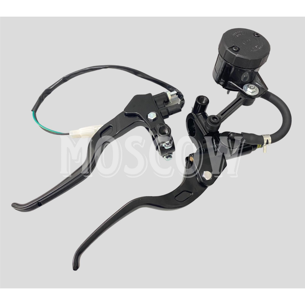 MASTER REM  TABUNG SMOKE RYBEN BESAR SET KIRI KANAN MASTER REM SET BKIRI KANAN PLUS TABUNG BIG SMOKE TABUNG MINYAK REM BESAR HITAM SMOKE UNIVERSAL