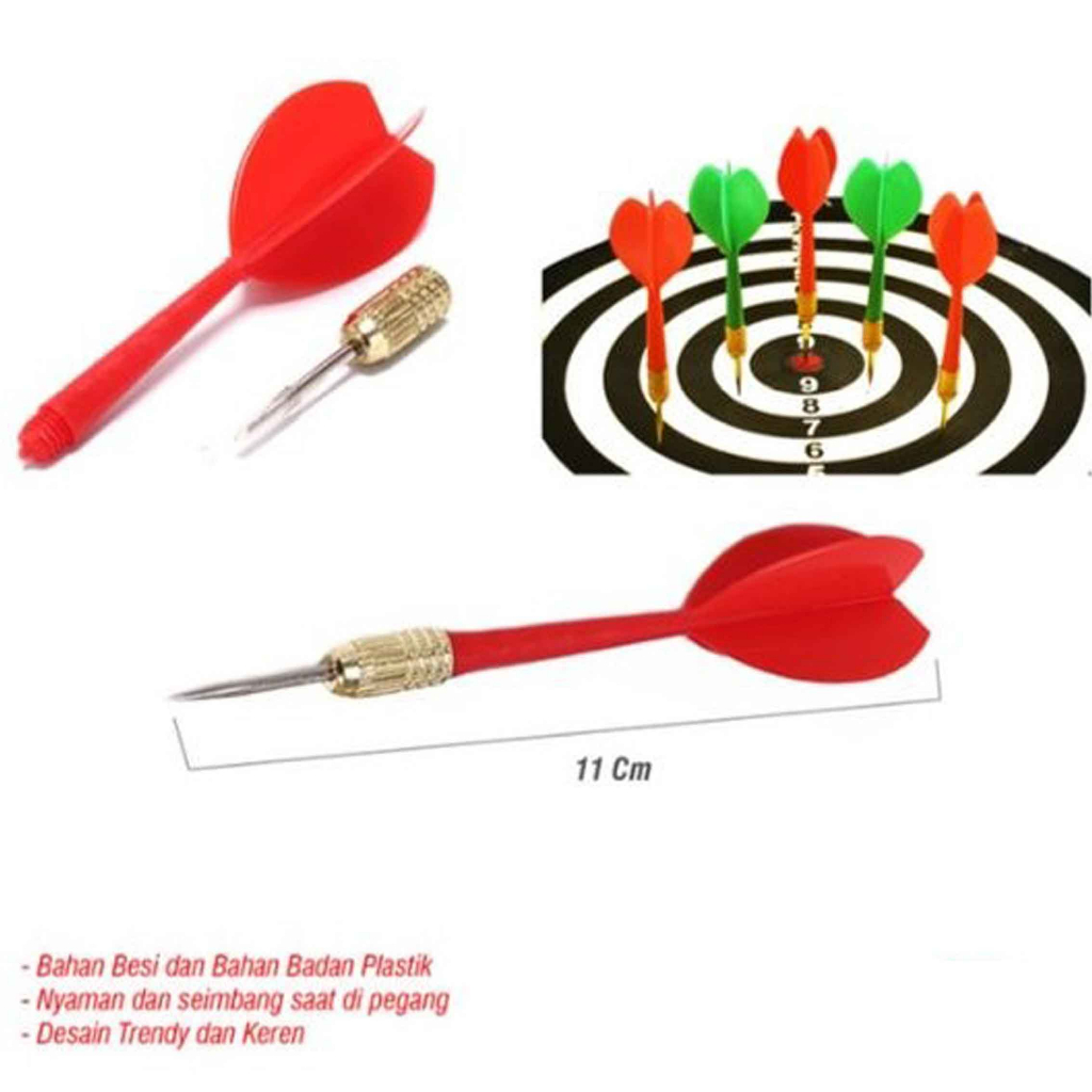 Jarum 3 Dart Berbic / Jarum Panahan / Panahan Dart / Anak Panah Isi 3pcs