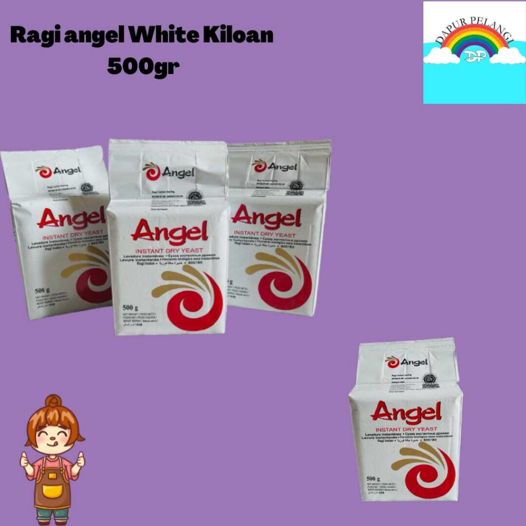 

Ragi Instant/Pengembang Kue/Ragi Angel Instant Dry Yeast 500gr