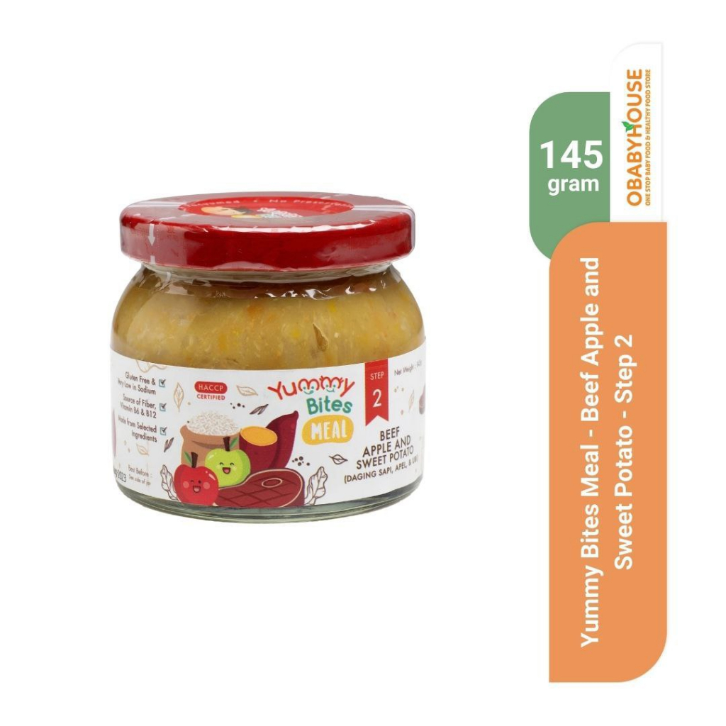 Yummy Bites Meal - Beef Apple and Sweet Potato - STEP 2 145 gr