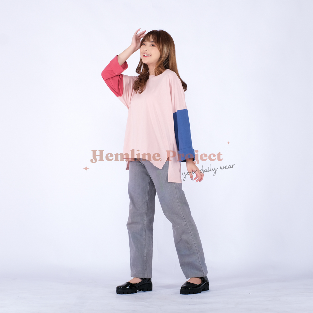 Hayla Oversized Color Block by Hemline Project