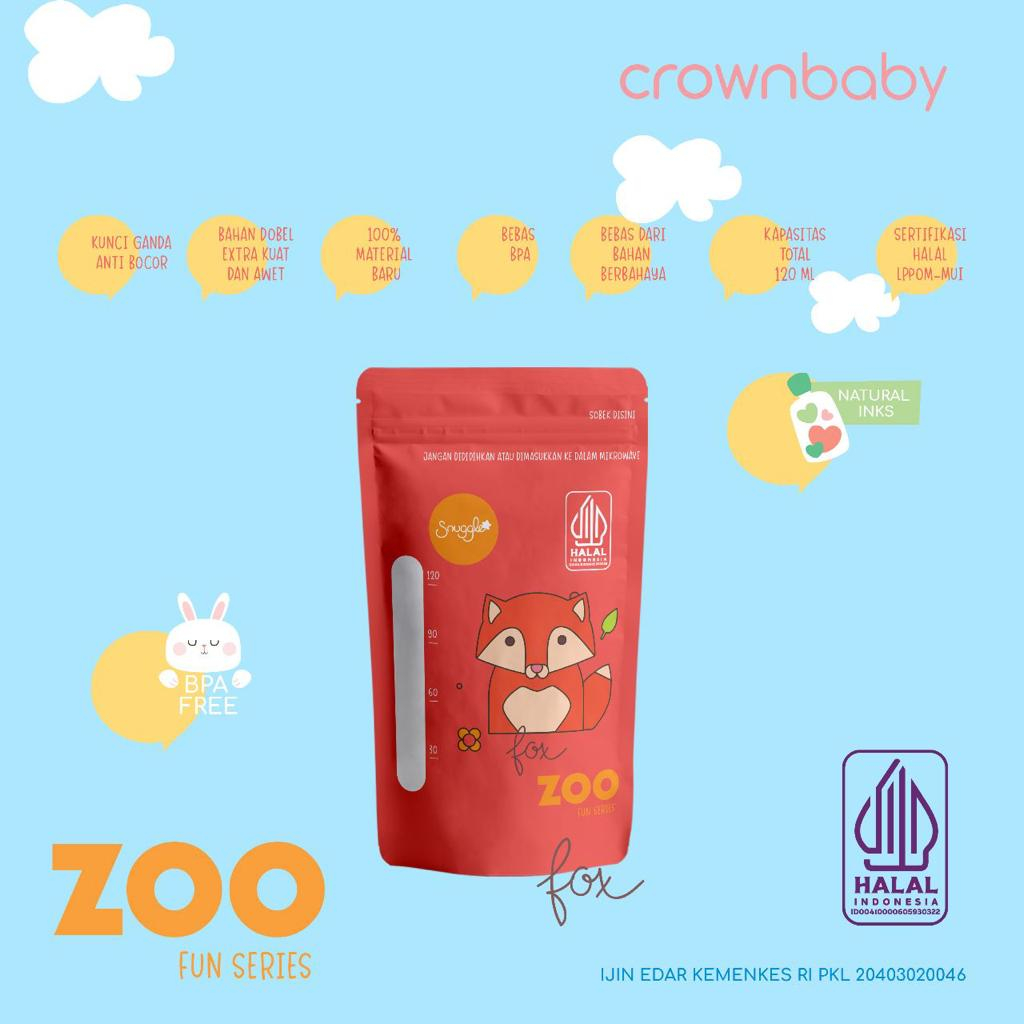 Crown Breast Milk Storage Bag Kantong Asi 120ml HALAL